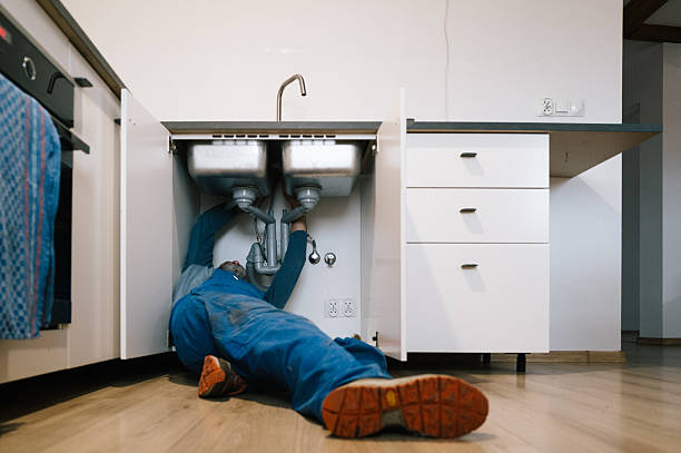 Professional Leak Detection technician working in Enfield, NC